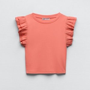 Zara cute orange top